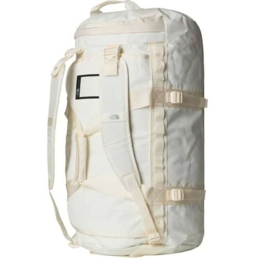 The North Face Base Camp Duffel M 71 L Blanco Dune – Bolsa De Viaje Y Multisport Convertible, Poliéster Reciclado 1000d, Cierre Cremallera, Asas Y Mochila