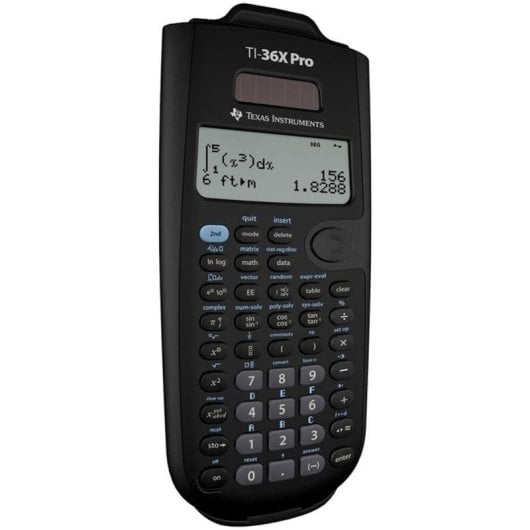 Calculadora Científica Texas Instruments Ti-36x Pro, Pantalla Lcd 4 Líneas Mathprint Natural, Log/exponencial, Estadísticas, Polinomios, Matrices, Complejos, Base N, Conversión De Unidades, Negro