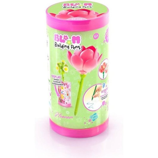 Stift Canal Toys Flower Brick Pen Glitzernde Dufttinte Baubar Blumenmodell