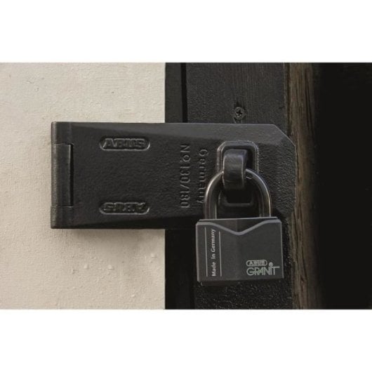 Candado De Alta Seguridad Abus Granit Plus 63 Mm, Cuerpo De Acero Cementado, Grillete De Acero Endurecido, Cilindro De Disco Abus Plus, Acabado Negro Pvc, Antirrobo Din En 12320