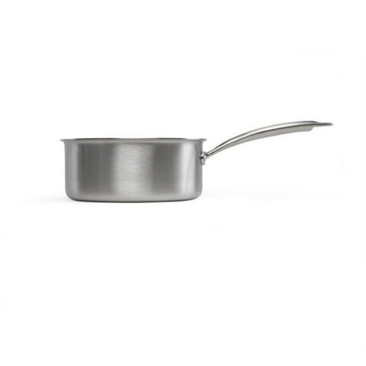 Livoo Brigade Cacerola Triply De Acero Inoxidable 18 Cm Mep160, 3 Capas 304/aluminio/403, Escala Interior, Mango Remachado Resistente Al Calor, Apta Inducción Y Horno
