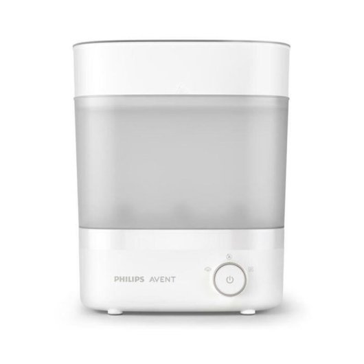 Philips Avent Scf293/00 Esterilizador Y Secador Eléctrico De Vapor Para Biberones, Capacidad Hasta 6 Unidades, Ciclo 40 Min, Esterilidad Hasta 24 H, 650 W, Blanco