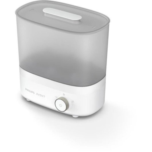 Philips Avent Scf293/00 Esterilizador Y Secador Eléctrico De Vapor Para Biberones, Capacidad Hasta 6 Unidades, Ciclo 40 Min, Esterilidad Hasta 24 H, 650 W, Blanco