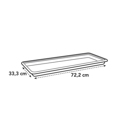 Bac Elho Green Basic XXL Noir Mat Plastique Résistant Ø 72,2 cm
