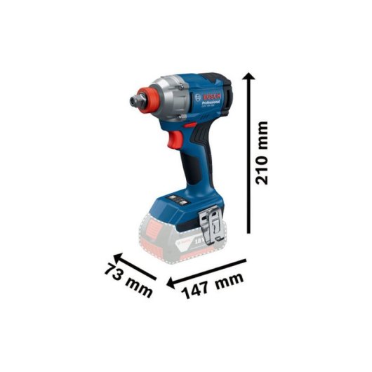 Bosch Professional Gdx 18v-285 Llave De Impacto 2 En 1 A Batería 18v, 285 Nm (500 Nm), 2x Gba 4,0ah, Cargador Gal 18v-20 Y L-boxx