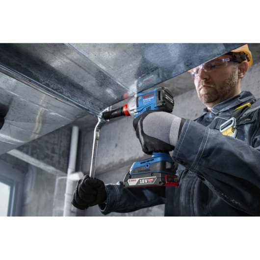 Bosch Professional Gdx 18v-285 Llave De Impacto 2 En 1 A Batería 18v, 285 Nm (500 Nm), 2x Gba 4,0ah, Cargador Gal 18v-20 Y L-boxx