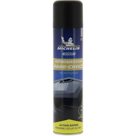 Michelin Expert Restaurador Plásticos Y Paragolpes En Spray 400 Ml, Aerosol Para Plásticos Exteriores, Renueva El Brillo Y Protege