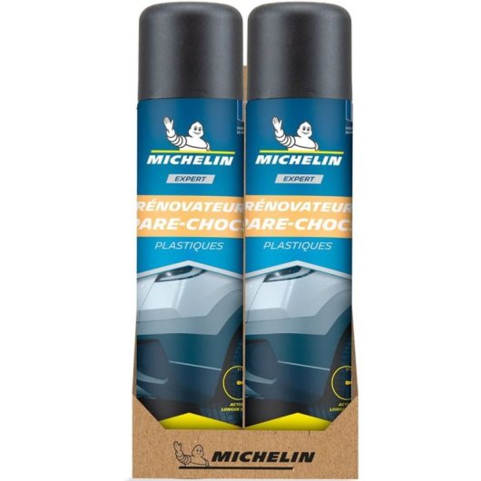 Michelin Expert Restaurador Plásticos Y Paragolpes En Spray 400 Ml, Aerosol Para Plásticos Exteriores, Renueva El Brillo Y Protege