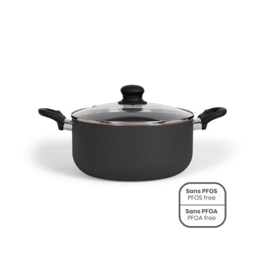 Kochtopf Livoo MEP150N 24 cm Aluminium Antihaft Induktion Schwarz