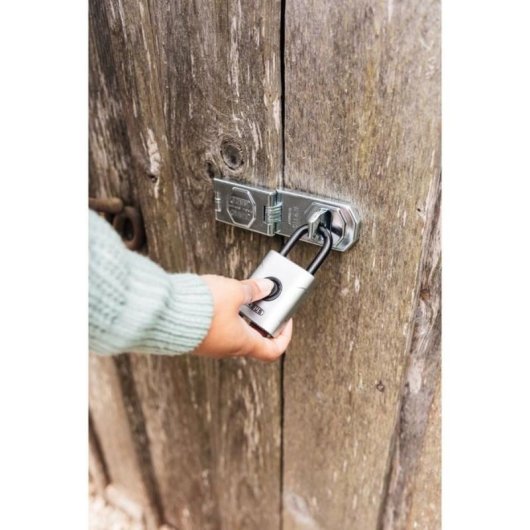 Abus Everox One Candado Electrónico Bluetooth 61/50 Mm Con Huella Digital, App Abus One, Ip66/ip68, Cuerpo Zamak, Grillete Nano Protect, Nivel 6