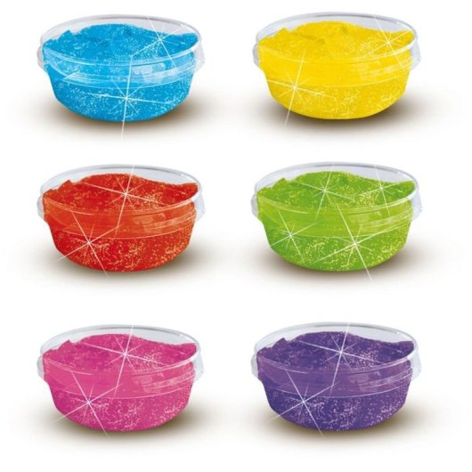 Ses Creative Set De Gouache Con Purpurina 6 Tubos 45 Ml, Colores Vibrantes Y Lavables, Tarros Reubicables Para Niños A Partir De 3 Años, Para Manualidades En Casa O Escuela