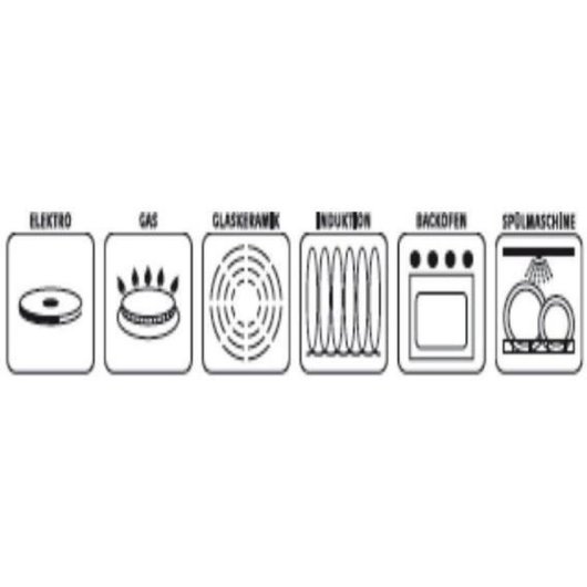 Gsw Cazuela Oval De Acero Esmaltado 32 Cm, 7 L, Apta Para Inducción Y Horno, Tapa Estriada, Superficie Anti-alérgena Y Compatible Con Lavavajillas