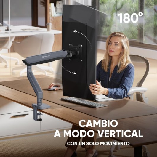 Supporto Monitor Onkron G95-G 17-45 Grafite 15kg VESA 75x75 100x100