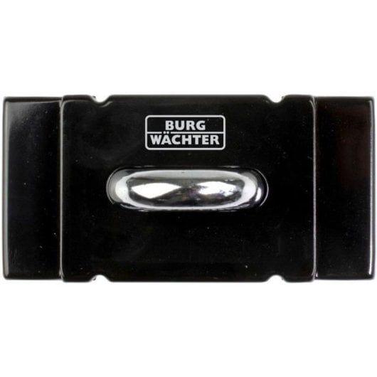 Anclaje De Seguridad Burg Wächter Sa 1180 Sb De Acero Templado, Montaje En Pared O Suelo, Acabado Negro Brillante, Nivel De Seguridad 6, Incluye Anclajes De Expansión