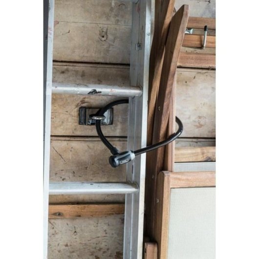 Anclaje De Seguridad Burg Wächter Sa 1180 Sb De Acero Templado, Montaje En Pared O Suelo, Acabado Negro Brillante, Nivel De Seguridad 6, Incluye Anclajes De Expansión