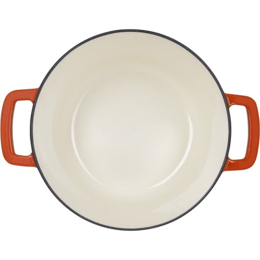 Cosy & Trendy Fontestic Cocotte De Hierro Fundido Esmaltado Ø24 Cm, 4,6 L Color Ruïnne, Tapa Con Gotitas Autorregulables, Asas Integradas Y Pomo Inox 18/0, Apta Inducción Y Horno 200 °c