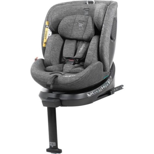 Babyauto Core Asiento De Coche Convertible I-size Isofix 360° Gris Dobby (40–150 Cm, 0–12 Años) Con Inclinación Y Protección Lateral