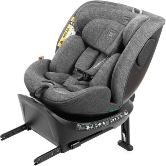 Babyauto Core Asiento De Coche Convertible I-size Isofix 360° Gris Dobby (40–150 Cm, 0–12 Años) Con Inclinación Y Protección Lateral