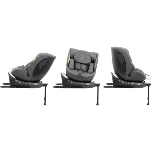 Babyauto Core Asiento De Coche Convertible I-size Isofix 360° Gris Dobby (40–150 Cm, 0–12 Años) Con Inclinación Y Protección Lateral