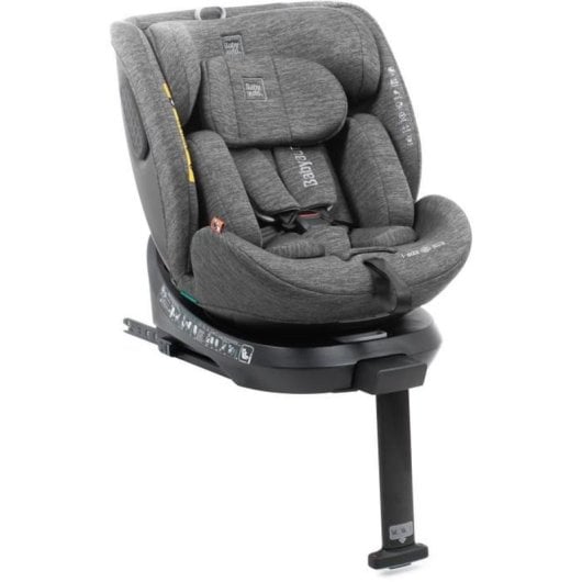 Babyauto Core Asiento De Coche Convertible I-size Isofix 360° Gris Dobby (40–150 Cm, 0–12 Años) Con Inclinación Y Protección Lateral