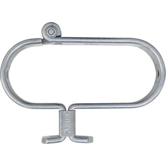 Abus Gatesec 131/140 Protector De Candados De Acero Cementado Eterna™ Anticorrosión, Para Marcos Redondos Hasta 50 Mm, Compatible Con Grillete Hasta 12 Mm, Color Gris