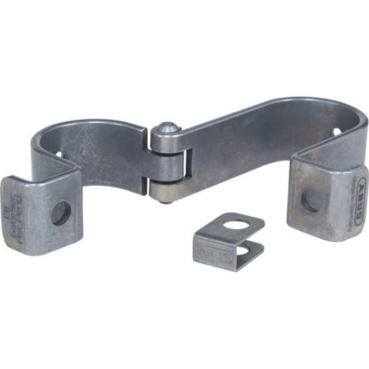 Abus Gatesec 131/140 Protector De Candados De Acero Cementado Eterna™ Anticorrosión, Para Marcos Redondos Hasta 50 Mm, Compatible Con Grillete Hasta 12 Mm, Color Gris