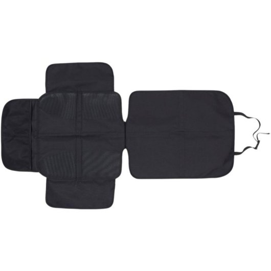 Tineo Protector De Asiento Con Aletas, Negro 75x117 Cm, Poliéster Antideslizante Impermeable, Compatible Isofix Y Cinturón