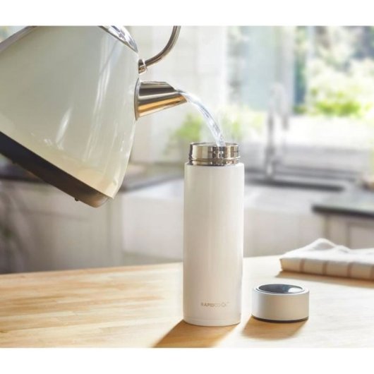 Nuby Rapidcool™ Preparador De Biberones Eléctrico De Acero Inoxidable, Listo En 2 Minutos, Portátil Y Sin Mantenimiento, Desde 0 Meses, Acabado Mate
