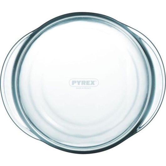 Pyrex Classic Redonda De Vidrio Borosilicato Con Tapa 3,2 L. Cazuela Transparente Apta Para Horno, Microondas, Congelador Y Lavavajillas, Resistente A -40°c/+350°c