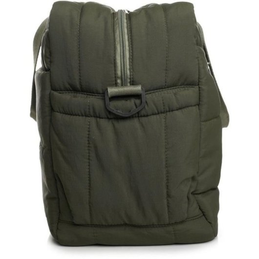 Thermobaby Plumea Bolso De Pañales Acolchado Kaki Con Cambiador Lavable, 9 Bolsillos Y 3 Isoterma Para Biberones, Asas Y Correa Ajustable, Enganche Para Carrito
