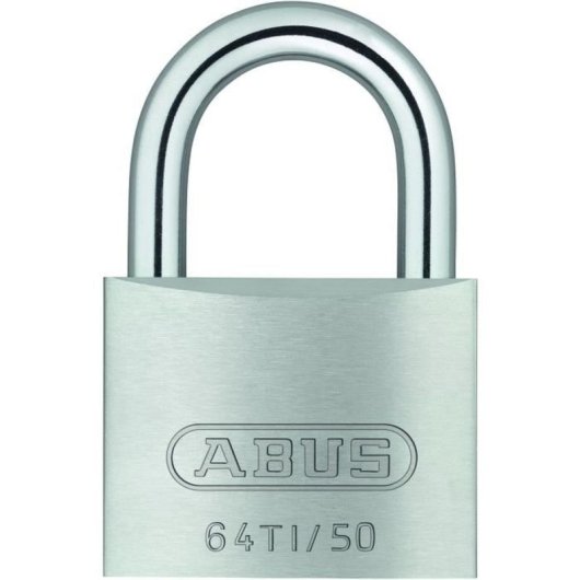 Cadeado Abus 64TI/50 Titalium Alumínio Leve 5 Pinos Nano Protect