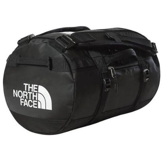 The North Face Base Camp Duffel Xs 31l Negro, Bolsa De Deporte 1000d Poliéster Reciclado Con Recubrimiento Pvc Sin Ftalatos, Convertible A Mochila, Asas Acolchadas Y Correas De Compresión