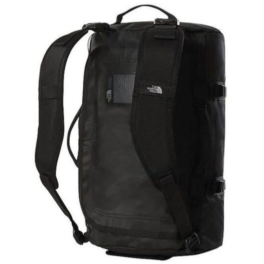 The North Face Base Camp Duffel Xs 31l Negro, Bolsa De Deporte 1000d Poliéster Reciclado Con Recubrimiento Pvc Sin Ftalatos, Convertible A Mochila, Asas Acolchadas Y Correas De Compresión