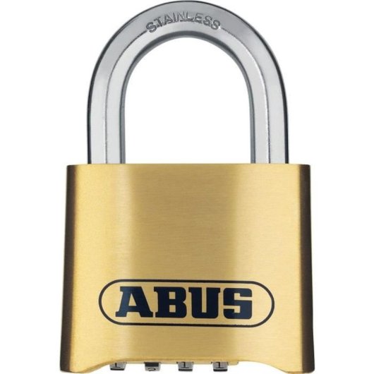 Candado Abus Nautilus 180IB/50 Combinazione 4 Cifre Ottone Inox