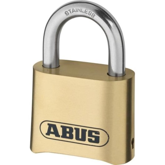 Candado Abus Nautilus 180IB/50 Combinazione 4 Cifre Ottone Inox