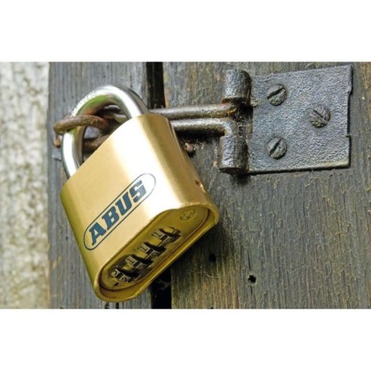 Candado Abus Nautilus 180IB/50 Combinazione 4 Cifre Ottone Inox