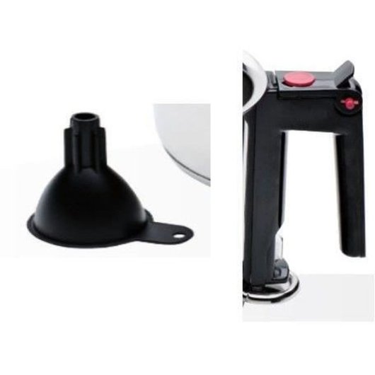 Gsw Baño María 16 Cm, 1,5 L Acero Inoxidable Doble Pared, Compatible Con Inducción, Con Depósito Y Embudo, Graduaciones, Color Gris