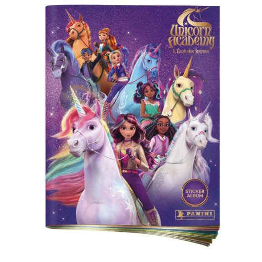 Panini Álbum L’école Des Licornes – 192 Cromos (48 Especiales), 32 Páginas + Inserto Póster Desmontable Con 2 Grandes Ilustraciones