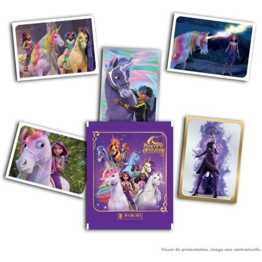 Panini Álbum L’école Des Licornes – 192 Cromos (48 Especiales), 32 Páginas + Inserto Póster Desmontable Con 2 Grandes Ilustraciones