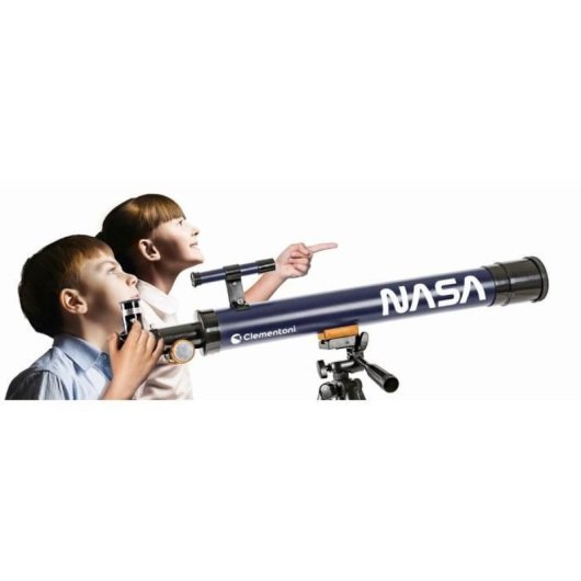 Clementoni Telescopio Infantil Nasa 50 Mm Con Trípode Ajustable Y Ocular Intercambiable