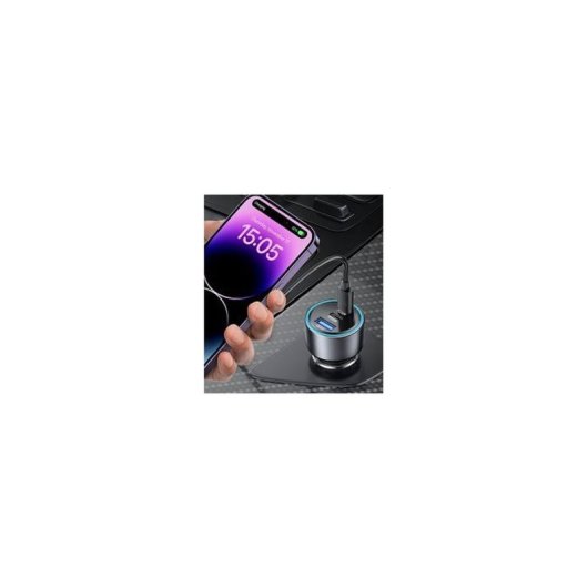 Thomson Cargador De Coche Gan 95w: 2x Usb-c Pd 65w Y 30w + Usb-a Qc 3.0