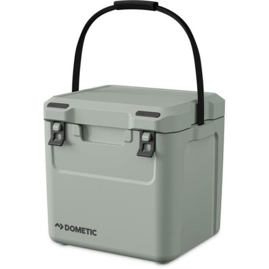 Dometic Cool Ice Ci 28 Cooler Rotomoldeada 28l Moss, Aislamiento Pu, Asa Y Asas Laterales, Cierres A Presión Con Apertura Segura A Una Mano, Bandeja Interior