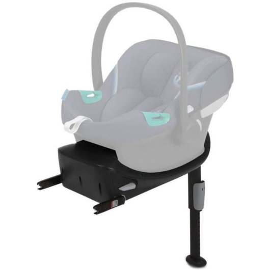 Cybex Base One Isofix Para Aton B2 I-size Y Aton S2 I-size - Base Isofix Ultracompacta, Indicadores Rojo/verde Y Pata De Apoyo Regulable - Negro