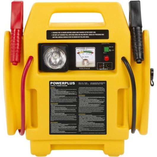 Estação de Energia Powerplus Powx411 4 em 1 7000 mAh 900A 12V Compressor 17 Bar Lanterna