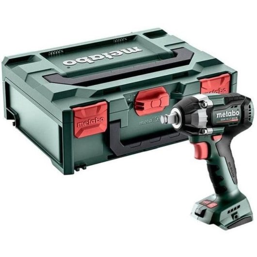 Metabo Ssw 18 Lt 300 Bl Llave De Impacto 18v Brushless 300 Nm 1/2" (solo Herramienta) 3 Velocidades, Luz Led, Metabox Y Gancho Cinturón