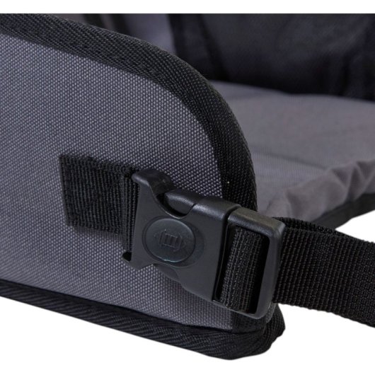 Tineo Bandeja De Actividades Para Coche (tamaño Pequeño), Gris, Plegable, Base Acolchada Y Laterales Elevados, Soporte Para Tablet/libro Y Bolsillos Laterales, Sujeción Con Correas Ajustables