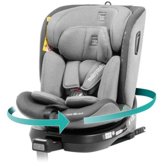 Babyauto Aitana Gris Antracita Silla De Coche I-size 0-36 Kg Con Isofix Y Giro 360°