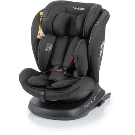 Babyauto Sigma Ifix Vivitta Silla Coche Rotativa 360° Isofix I-size 40–150 Cm (0–36 Kg) Arnés 5 Puntos, 13 Alturas Y 4+1 Reclinado