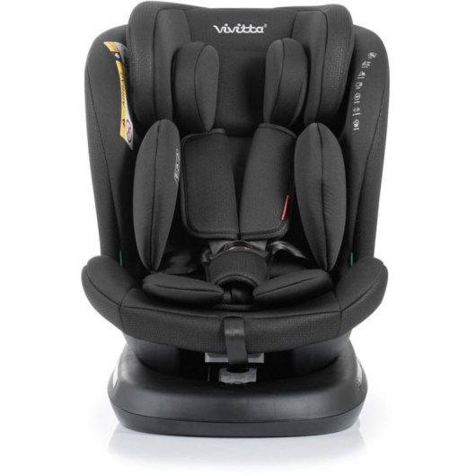 Babyauto Sigma Ifix Vivitta Silla Coche Rotativa 360° Isofix I-size 40–150 Cm (0–36 Kg) Arnés 5 Puntos, 13 Alturas Y 4+1 Reclinado