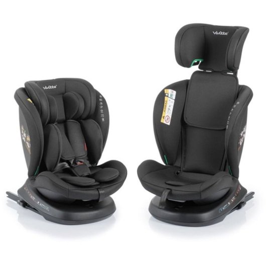 Babyauto Sigma Ifix Vivitta Silla Coche Rotativa 360° Isofix I-size 40–150 Cm (0–36 Kg) Arnés 5 Puntos, 13 Alturas Y 4+1 Reclinado